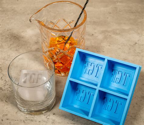 custom silicone ice cube trays.